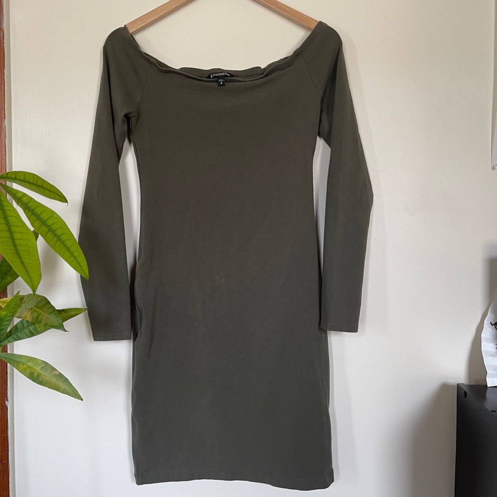 Express Off the Shoulder Dress